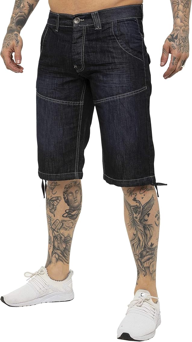 BRAND KRUZE KZS102 Mens Shorts Denim 