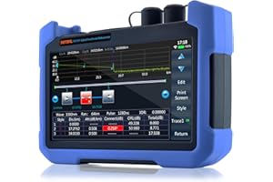 SKYSHL 850nm/29dB+1300nm/37dB MM Fiber OTDR Tester Build in OPM+OLS+VFL+Event Map+APP Module+7inch Touch Screen Compatible with SC+FC+ST+LC/UPC&APC Connector-SS315T-2MM1