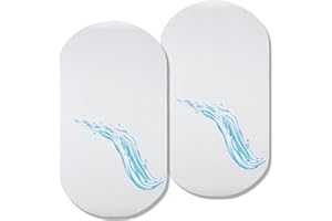 Lovely Hippo Alèse Couffin - Protège Matelas Nacelle Imperméable - 40x80 cm - Lot de 2 - Certifiée Oeko-Tex