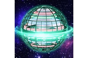 Amplelife Fliegender Ball Pro - 2023 Flying Hover Ball Toys FüR Kinder Jungen Mädchen, Mini Drone Schwebender Boomerang Orb Spielzeug, Halloween Weihnachten Geburtstag Coole Geschenkidee (Grün)