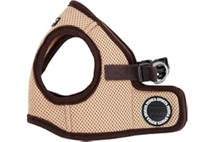 Puppia Harnais Petit Chien et pour Chien Moyen - Convient également aux Chiots - Harnais Anti Traction pour Chien, Beige, L