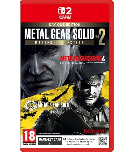 Nintendo Switch L GEAR SOLID: MASTE… Konami Metal Gear Solid: Master Collection Vol. 1 /Switch Black