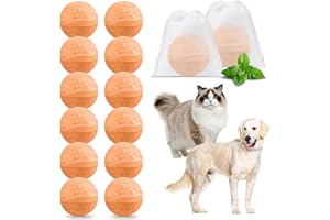 JAWELL Cat Repellent for Gardens UK 12 Pack, Natural Cat Deterrent, Peppermint Oil Dog Deterrent for Indoor Outdoor, Keeps Stray Cats Digging Dogs Away from Yard Lawn Garden Furniture, Pets Family Safe