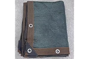 sgxxkj123 Exterieur Filet D'ombrage Vert Potager Filet D ombrage Filet Anti Feuille 55% en Maille de Protection Solaire,Voile D'ombrage,pour Jardin Filet Brise Vent Agricole Serre (3x4m/9.84x13.12ft)