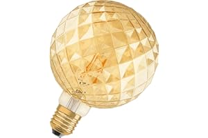 Osram Vintage Edition 1906 Ampoule LED à Filament - Culot E27 - Forme Spéciale Globe Pinecone Or Ambrée - Blanc Chaud 2500K - 4,5W (Équivalent 40W)