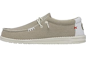 HEYDUDE Chaussures Bateau Hey Dude Wally Braided 1lb Off White