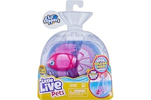 Little Live Pets Lil' Dippers Single Pack, Lil' Dippers with Wow-Effect When Unpacking in Water and Interactive Feeding