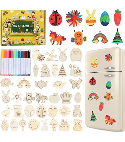Set De 50 Dados De Madera En Blanco – Dos Tamaños, Con Rotuladores Y Pegatinas, Ideal Para Manualidades Y Juegos Educativos En Familia