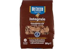 De Cecco Orecchiette Italian Whole Wheat (Integrale) Pasta No. 91. 500g