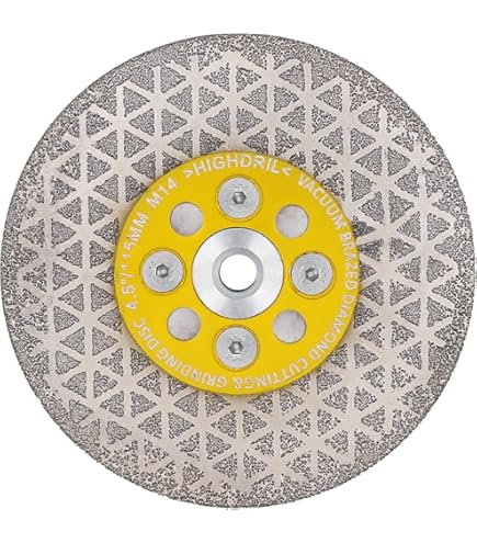 Disco Diamantato Da Taglio 115 Mm BGTEC - Per Granito, Marmo E Ceramica, Doppia Faccia, Attacco M14 - Foto 2