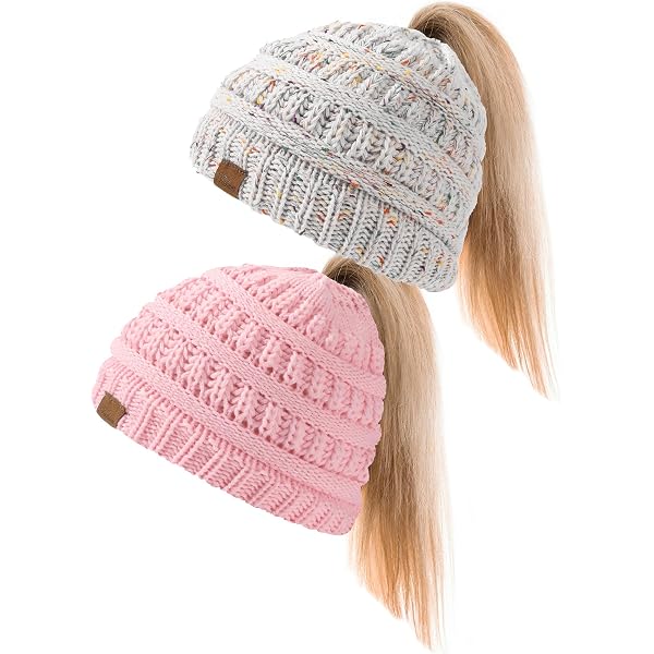CC Classic Chunky Cable Knit Beanie - Solid Monaco, Stretchy Acrylic Winter Hat