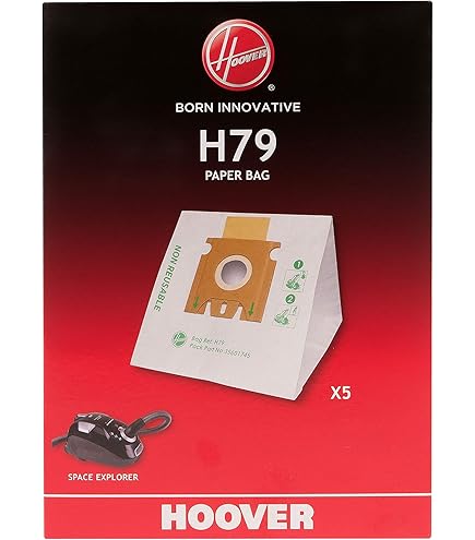 10 Sacchetti Aspirapolvere Per Hoover System 100-500, 1200, 1600, Talent - Ricambi Originali In Microfibra - Foto 11