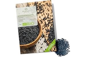 GROWGREENS Semi di nigella biologiche - Semi di erbe aromatiche da coltivare in cucina, sul balcone, sul orto rialzato e in giardino