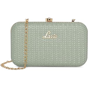 Lavie Women\'s Sparkle Framed Clutch | Ladies Purse Handbag