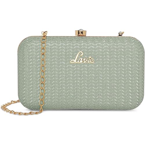 Lavie Women\'s Sparkle Framed Clutch | Ladies Purse Handbag