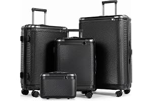 Tavoxda resväska, reseväska, handbagage, hårdskalsväska, trolleyväska, bagageset, resväskeset, svart, Klassisk