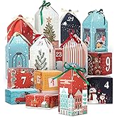 Calendrier de l'Avent DIY à Remplir, 25 Boîtes Vides de Noël, Calendrier de l'Avent 2025 - Boîtes Cadeaux Surprise pour Fille