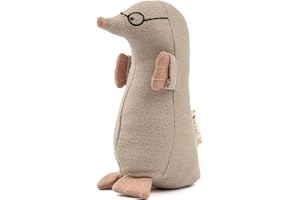 Fabelab Grzechotka Baby Mol | zabawka dla niemowląt 0-6 miesięcy, prezent dla chłopców i dziewczynek, zabawka do trzaskania, grzechotka dla niemowląt w wieku 0-6 miesięcy, miękka grzechotka dla