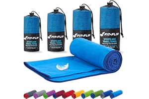 ‎FIT-FLIP Fit-Flip Mikrofaser Handtuch - kompakt, leicht und schnelltrocknend - Microfaser Handtücher - als Reisehandtuch, Sporthandtuch, Strandtuch und Badetuch groß - Fitness, Sport, Schwimmen
