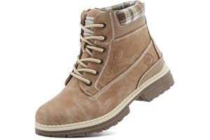 ANJOUFEMME Wanderschuhe als Winterschuhe für Damen, Wasserdichte & Warme Winterstiefel für Outdoor, Trekking & Winterwandern