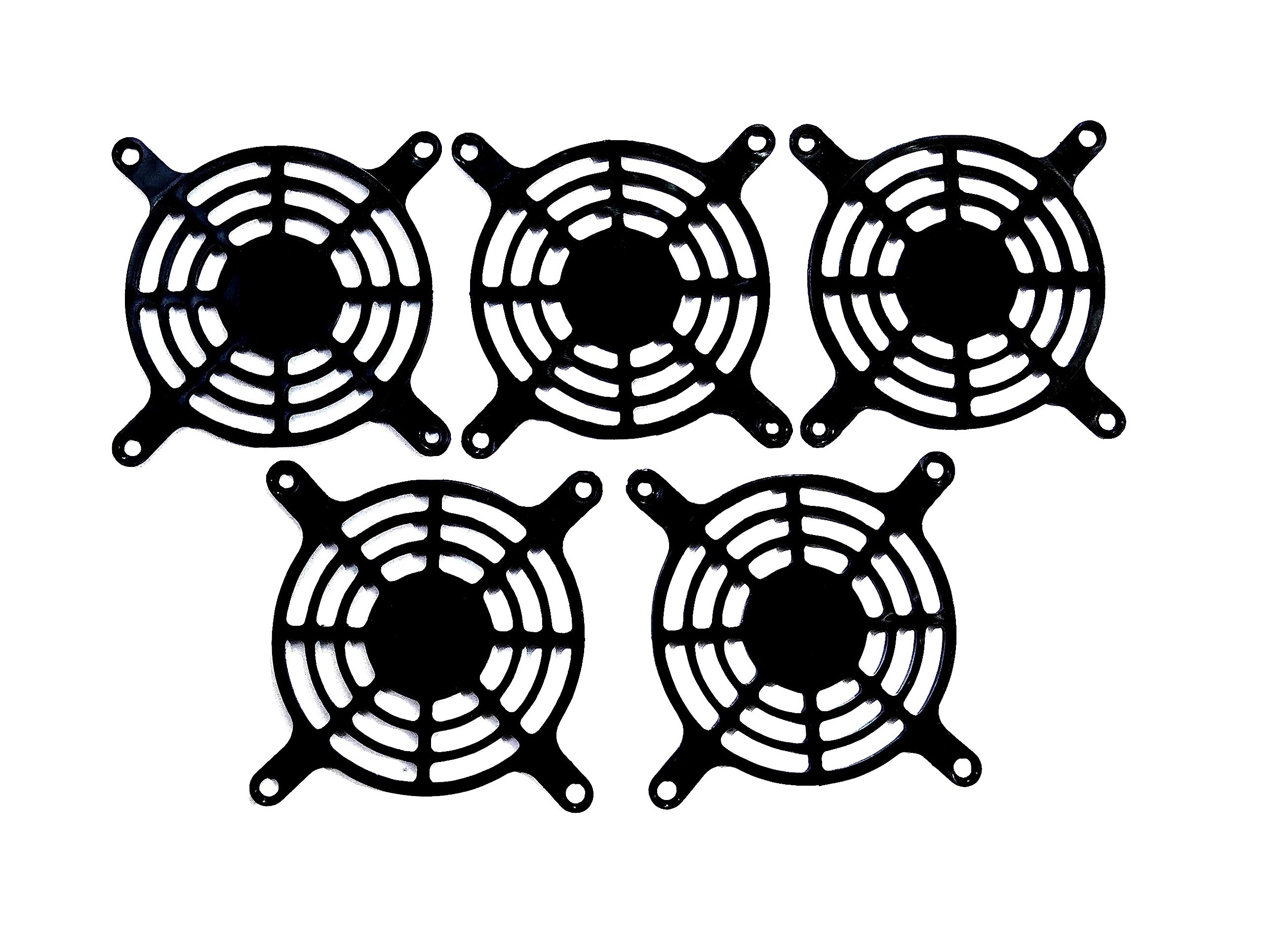 Fourdot Coolings Finger Guard Grill for Cabinet Fans (92mm Plastic Black)