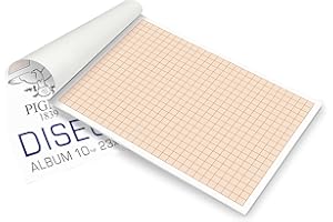 Pigna, Bloc papier millimétré, grille 1 mm, f.to 23 x 33, 10 feuilles