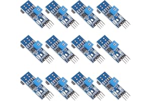 AITRIP 12 Stück TCRT5000 Reflektierende IR Lichtschranke Optisch Sensor Modul Modul kompatibel mit Arduino und Raspberry Pi