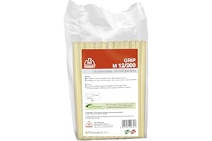 ROMEO MAESTRI COLLA A CALDO STICK PER PISTOLA STANDARD Ø12 X 200 MM COLORE MIELE TERMOFUSIBILE ROMEO-MAESTRI - ART. RO-MA GRIP M12/200 - ALTISSIMA QUALITA' - CONFEZIONE 1 KG