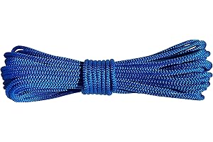 MIXTRADER Polypropylene Rope 6mm Blue Various Sizes (20m, Blue)