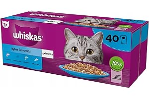 Whiskas Karma dla kotów Rybne przysmaki w galaretce 85 g x 40 sztuk