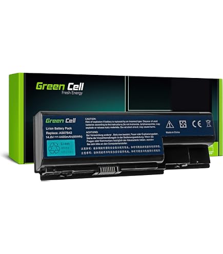 Batteria Vhbw Li-Ion 4400mAh (10.8V) Per Acer Aspire 5739G, 5930G, 6930G E AS07B32, AS07B72, Ricambio Notebook