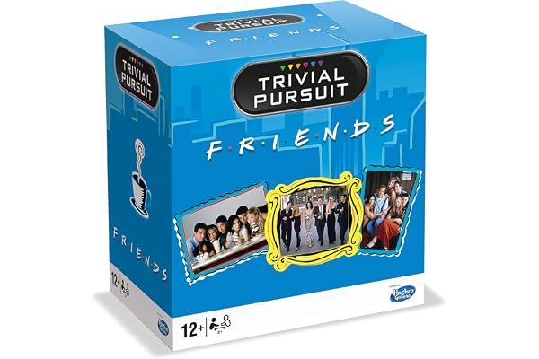 Winning Moves - Trivial Pursuit Friends- Jeu de société - Jeu de plateau - Jeu de voyage - 600 Questions Réponses - A partir de 12 ans - Version française