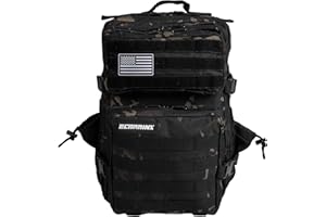 ELITRAINX Sac à dos tactique militaire imperméable pour sport, cabine avion, gymnase, extérieur, crosstraining by ELITEX TRAINING 25L