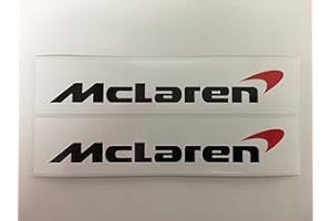 SBD Decals 2 McLaren Die Cut Decalcomanie o Bianca