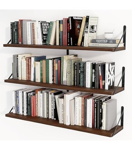 Generic DECORVISTA W Shape Wall Mount Book Shelf Zigzag Wall Shelf