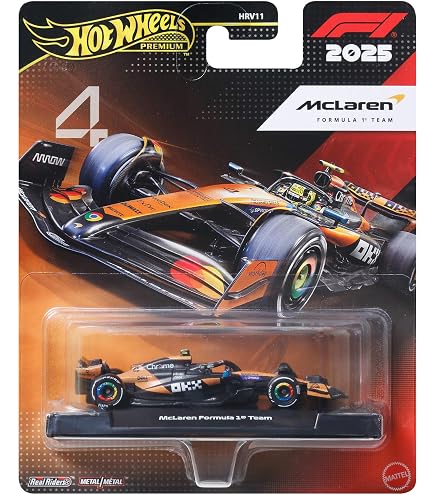Hot Wheels 1:18 Scale Kimi Raikkonen McLaren F1 Car Model, Silver
