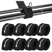 thumbnail interactive-video image 1 of NGT Carp Course Sea Fishing Neoprene 2 Piece Rod Bands And Lead Weight Pouch, 1-6 Pairs Available 1 of 4