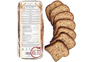 1 paquet de pain protéiné avec céréales Line@diet | riche en protéines, pauvre en glucides, hypocalorique, sans sucre