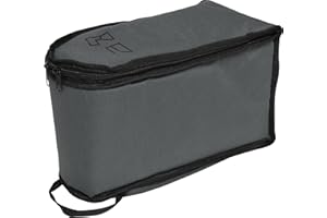 CORBY OF WINDSOR Corby Brixton Iron & Steamer Caddy in Dark Grey