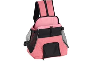 Sac de Transport Chat – Chien – Flamingo Xanty Rose – 29×23×38 cm – Polyester + Mousse – Dos renforcé – Fond Amovible 30°C – Sangles réglables – Poche zippée