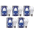 Halonix Rechargeable Emergency Inverter Led Bulb B22D 9-Watt - White Pack Of 5