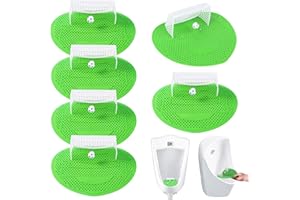 QHKLEW 6 Stück Urinalsieb mit Duft, Lustige Fußball UrinalSiebe, Pissoir Einsatz mit Duft, für Alle Arten von Einkaufszentren, Büros und Schule