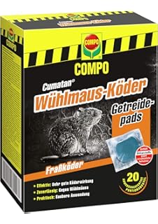 Protect Home Rodicum Wuhlmaus Portionskoder Ehem Bayer Garten Racumin Auslegefertige Koder Fur Koderboxen Mit Wuhlmausgift 250 G Amazon De Garten