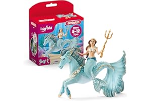 Schleich 70594 Sirène Eyela sur Cheval de mer (bayala) Multicolore