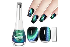 SUPWEE Nagellack Cat Eye ohne UV, magnetisch, schnell trocknend