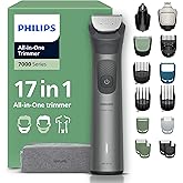 Philips Multigroom série 7000 Tondeuse tout-en-un 17 accessoires – tondeuse pour barbe, cheveux et corps, lames en métal auto