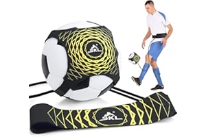 GIEMIT Fußballtrainer Fußballtraining Kinder Fussball Schnur Kick Trainer Verstellbar 1 PCS 150 cm Universell für Fußballgröße 3 4 5