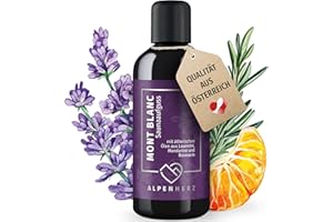 ‎ALPENHERZ ALPENHERZ Saunaaufguss - 100% naturrein - 100ml mit ätherische Öle aus Lavendelöl, Mandarine & Rosmarienöl Saunadüfte Aufgussmittel Saunaöl Sauna Zubehör Saunaduft Aufguss Geschenkset