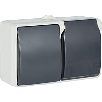 Electraline 605909 605909-Presa Schuko a 1 Ingresso, con Coperchio
