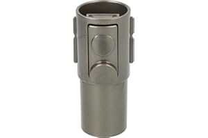 vhbw Staubsauger Adapter Markengeräte-Anschluss auf 32mm Zubehör Anschluss kompatibel mit Dyson SV10, V10, V11 - schwarz/rot, Kunststoff